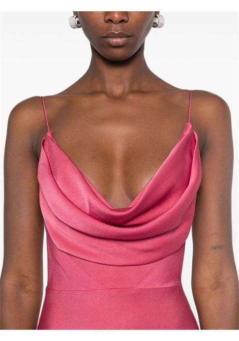 Pink draped satin gown Alex Perry - women ALEX PERRY | D1267SS24GRNTRS
